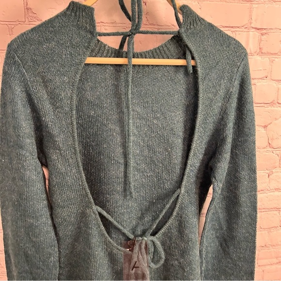 Atoir Revolve Miaa Emerald Mini Mohair Wool Blend Dress New size US 8 UK 10 - Picture 9 of 11